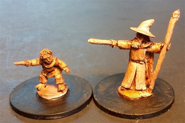 Lot De Décorations/miniatures Métal 15mm Pour Wargame 'Battle Valor' - P909, Occasion